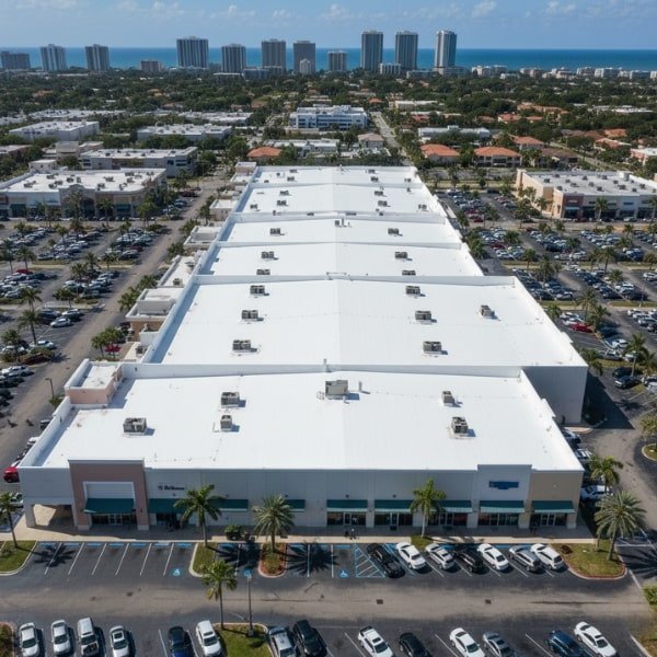 Fort Lauderdale Retail Roof Restoration Zero-Disruption Silicone Coating Case Study