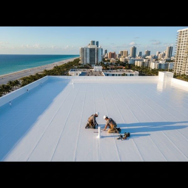 Miami Beach Hotel Roof Waterproofing Image 2