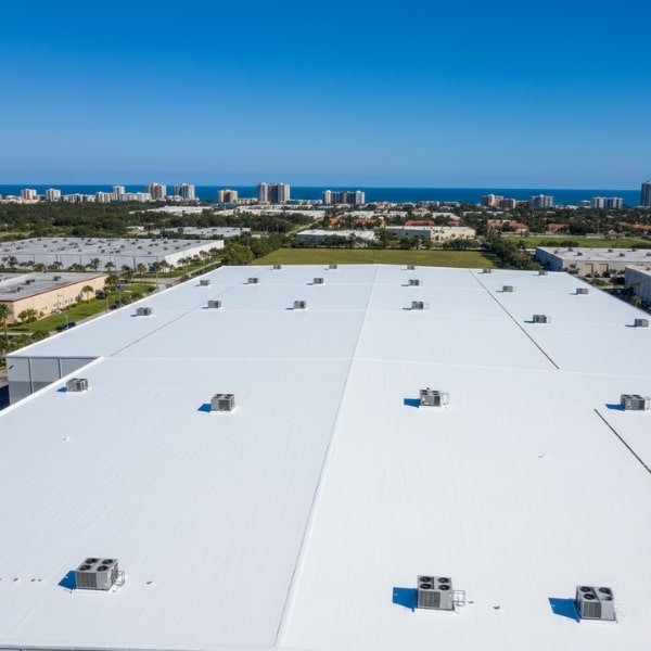 Pompano Beach Factory Roof Restoration 110K Sq. Ft. Cool Roof Case Study