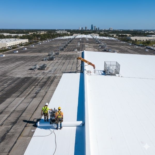Tampa Industrial Roof Replacement Image 1