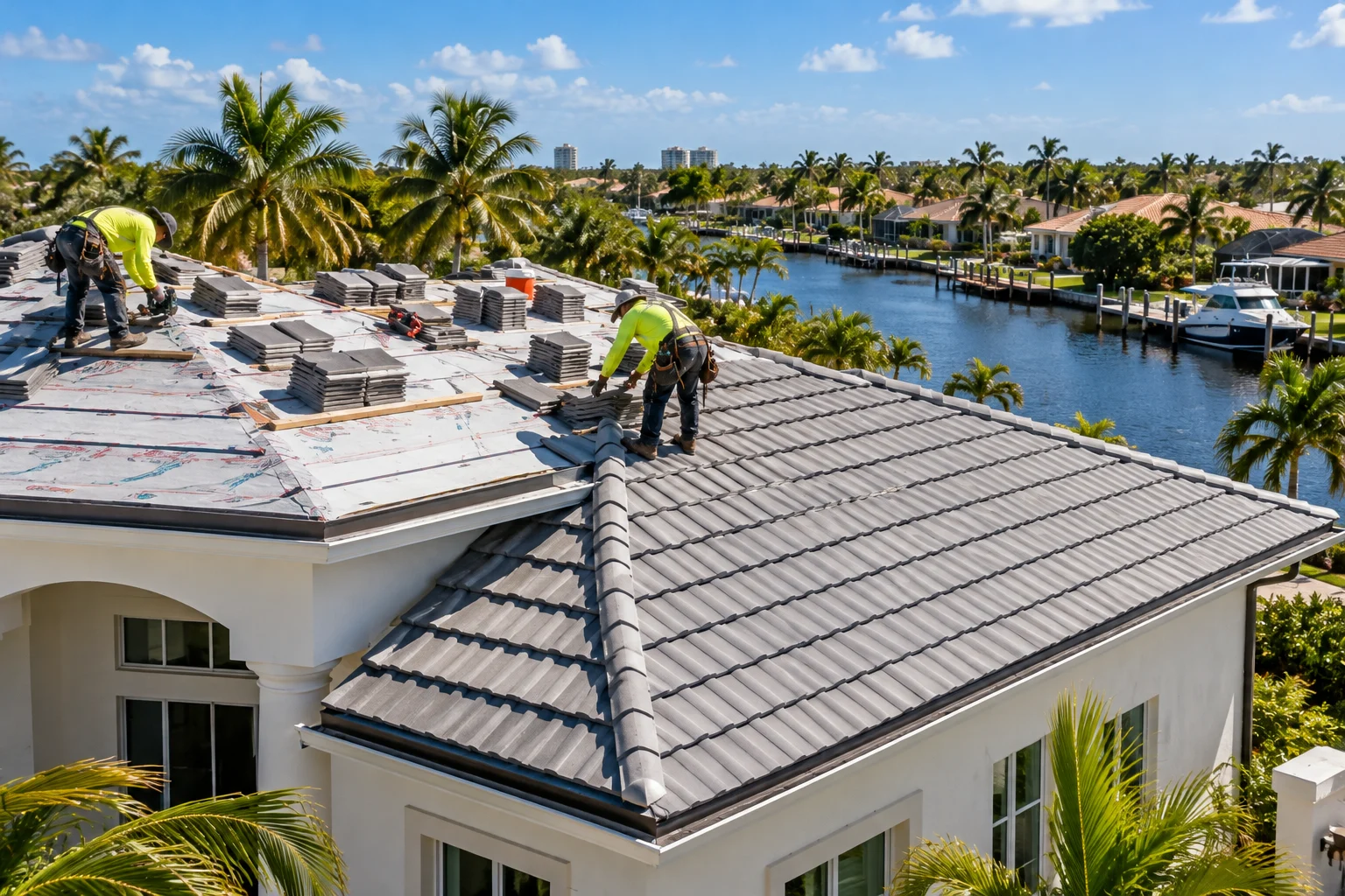 Boca Raton Residential Roof Replacement: Hurricane-Rated Cool Roof Case Study