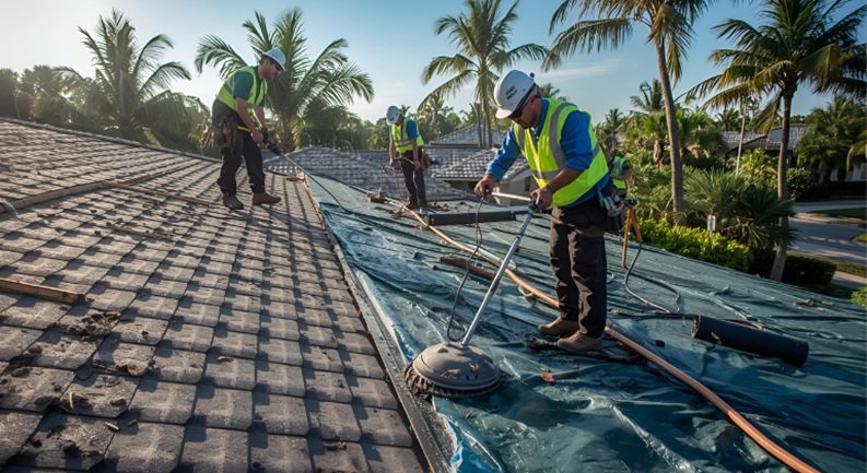 During the Project: Vigilance, Nail Control, and Environmental Care in South Florida