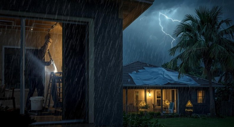 How to Handle an Emergency Roof Leak at Night