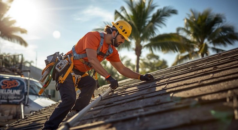 Safe & Strategic Roof Access: The Shieldline Roofing Professional Approach