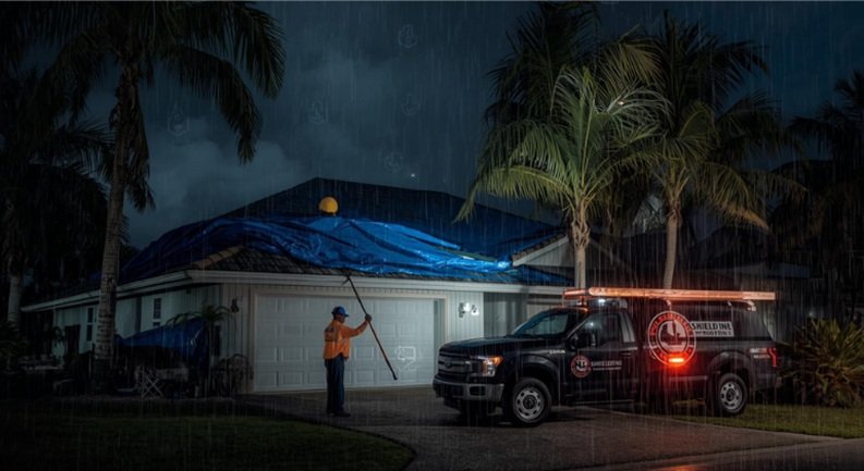 Tactical Containment & Damage Mitigation – Shieldline Roofing's Emergency Approach 