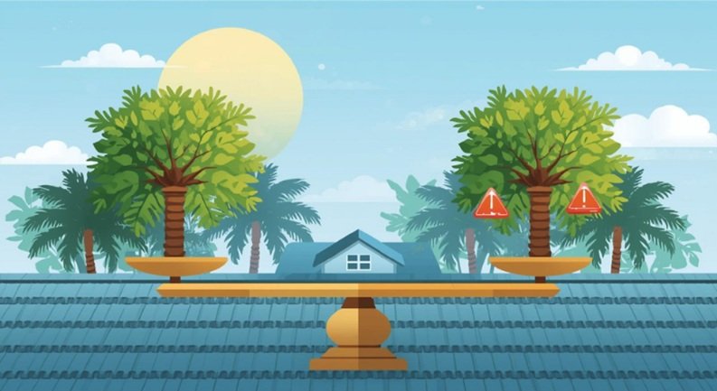 The Dual Nature of Arboreal Proximity: Benefits vs. Risks in South Florida 