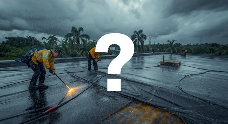 Can a Roof Be Repaired in the Rain?