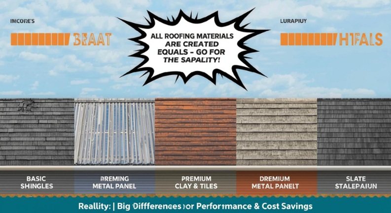 Myth 3: All Roofing Materials Are Created Equal (Just Pick the Cheapest)