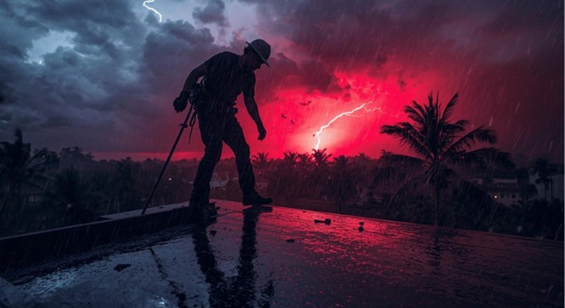 Unacceptable Risks: Safety Concerns on a Wet South Florida Roof