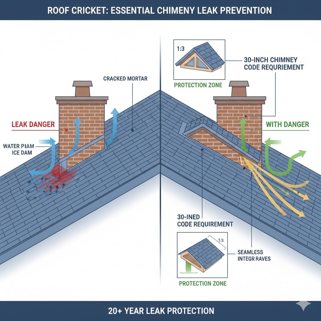 roof-cricket-chimney-water-diversion