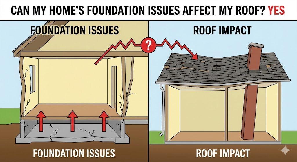 Can My Home's Foundation Issues Affect My Roof