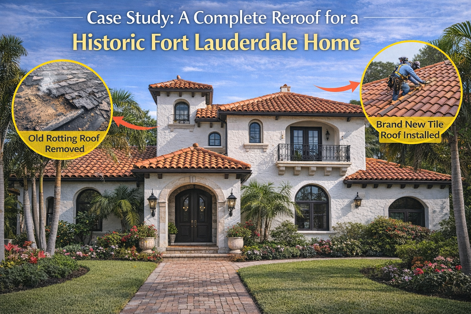 Case Study A Complete Reroof for a Historic Fort Lauderdale Home