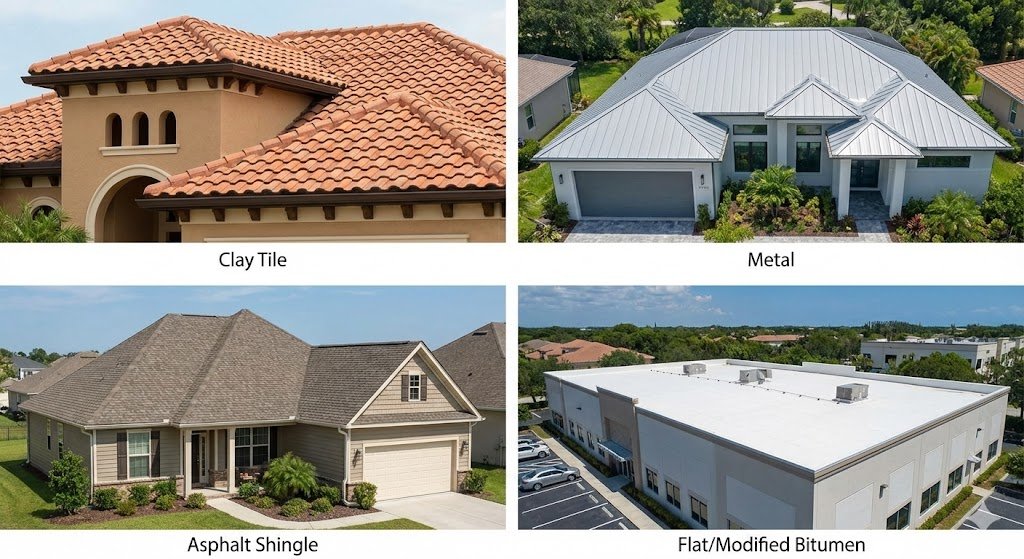 Common Roofing Types and Materials in Boca Raton