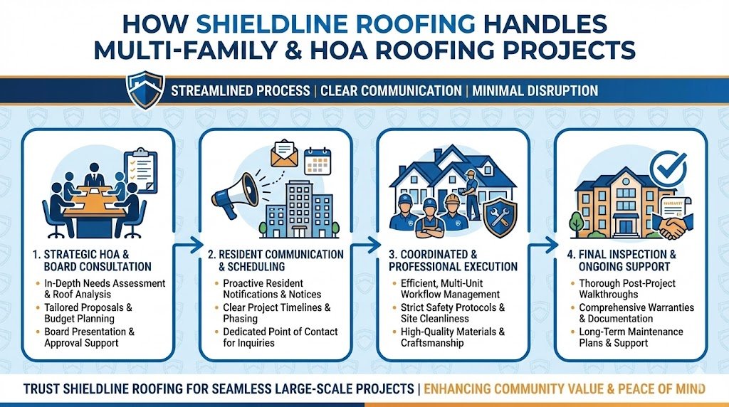 How We Handle Multi-Family and HOA Roofing Projects