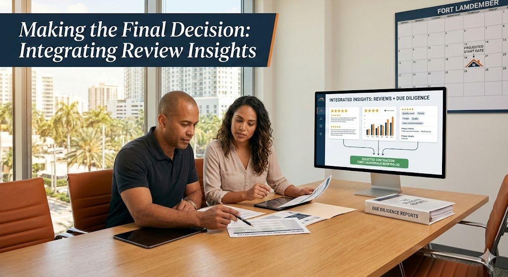 Making the Final Decision - Integrating Review Insights