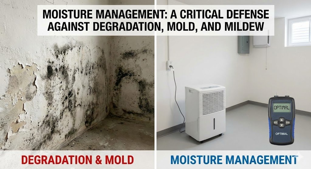 Moisture Management A Critical Defense Against Degradation, Mold, and Mildew