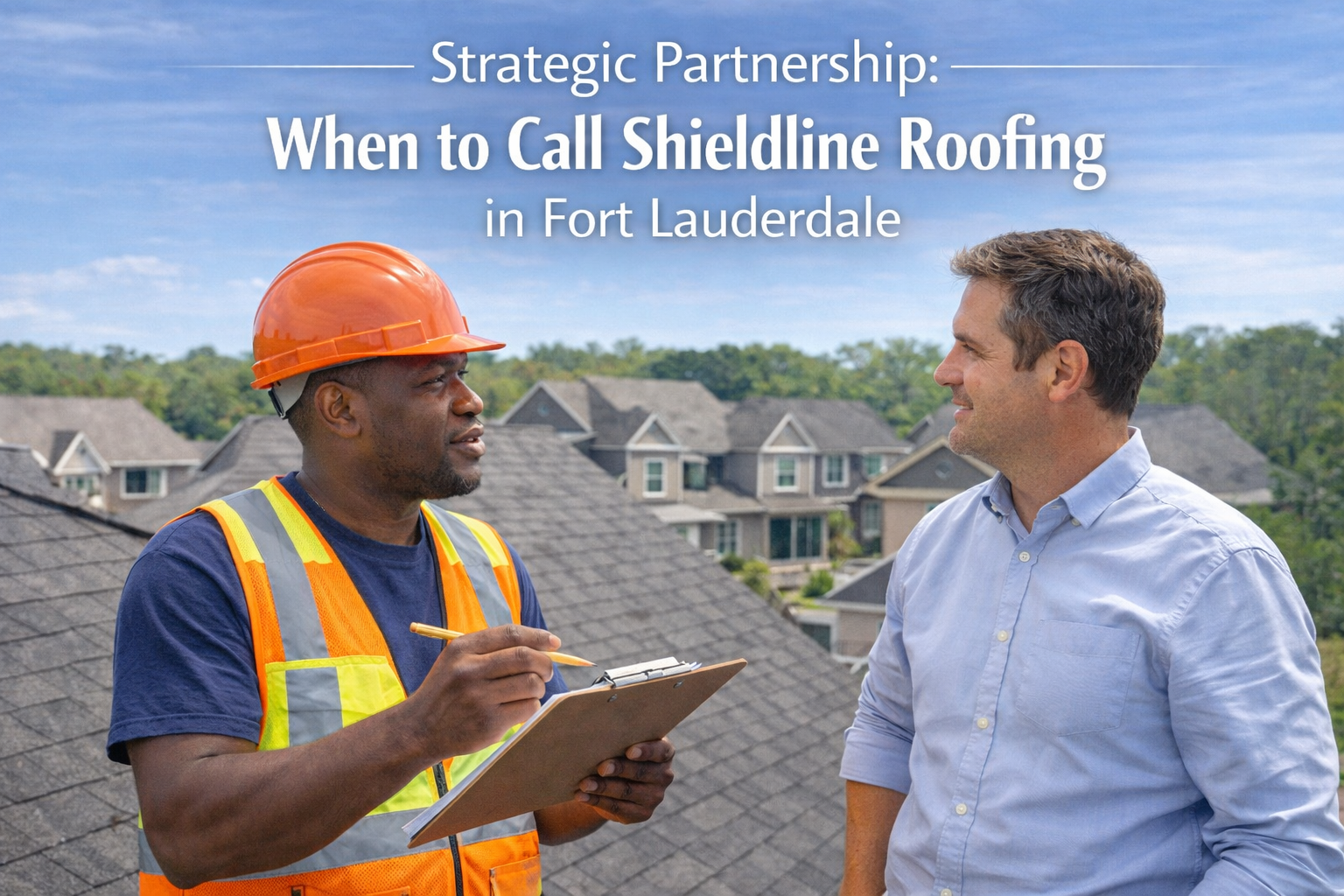 Strategic Partnership When to Call Shieldline Roofing in Fort Lauderdale