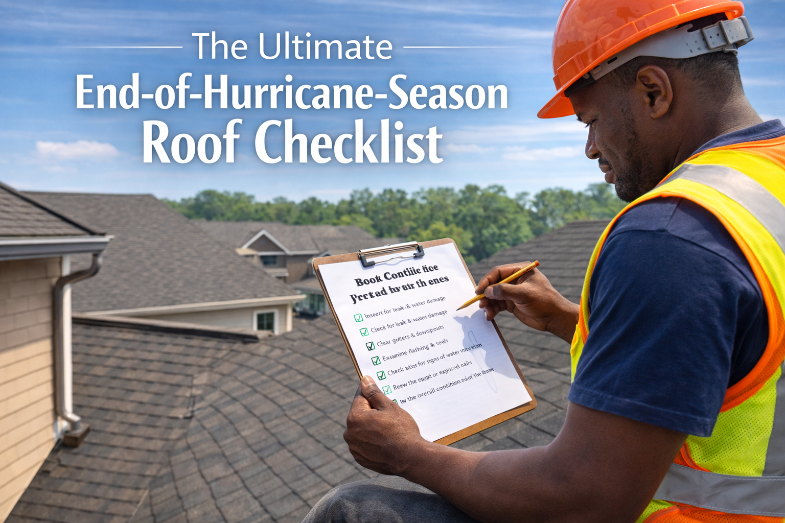 The Ultimate End-of-Hurricane-Season Roof Checklist
