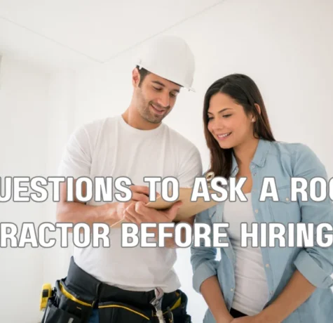 Homeowner asking a roofing contractor important questions before hiring in Florida