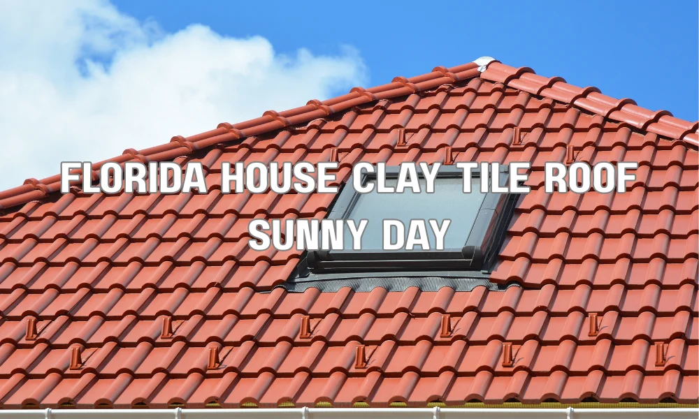 Clay tile roof on a Florida home designed to withstand heat, humidity, and coastal weather in West Palm Beach