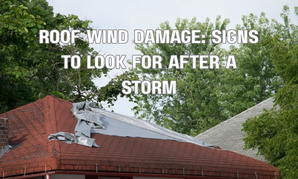 Roof Wind Damage: Signs to Look for After a Storm