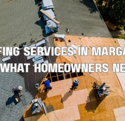 Roofing contractor performing residential roof repair in Margate Florida