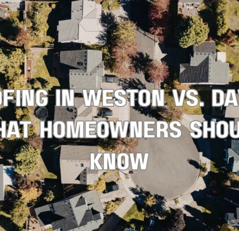 Residential roofing styles in Weston and Davie Florida neighborhoods