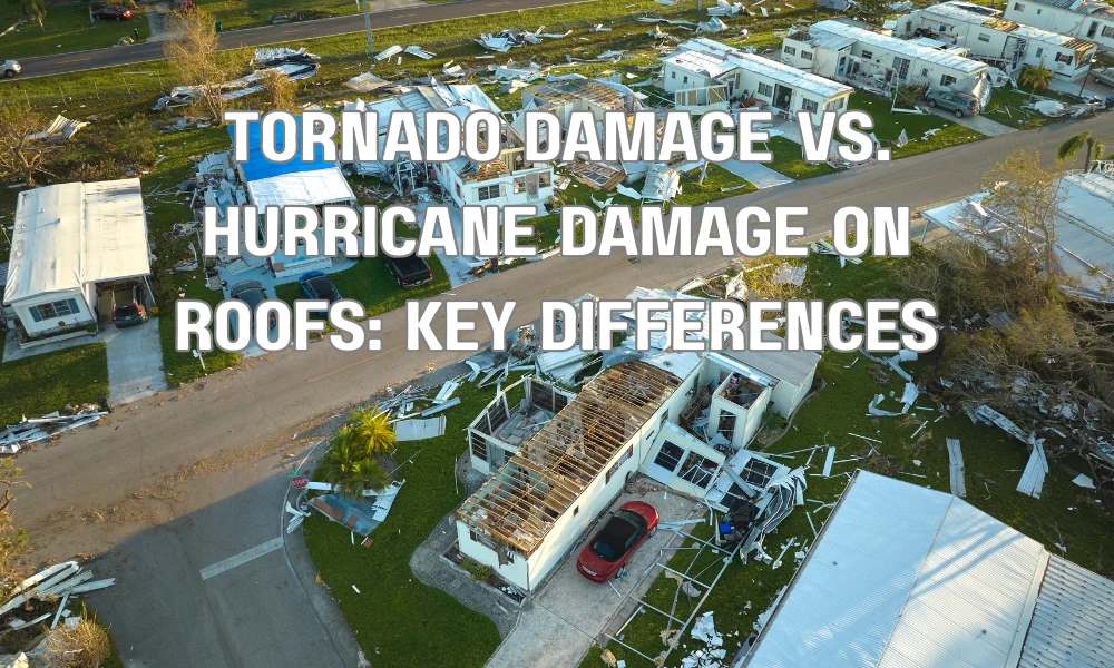 Tornado Damage vs. Hurricane Damage on Roofs: Key Differences