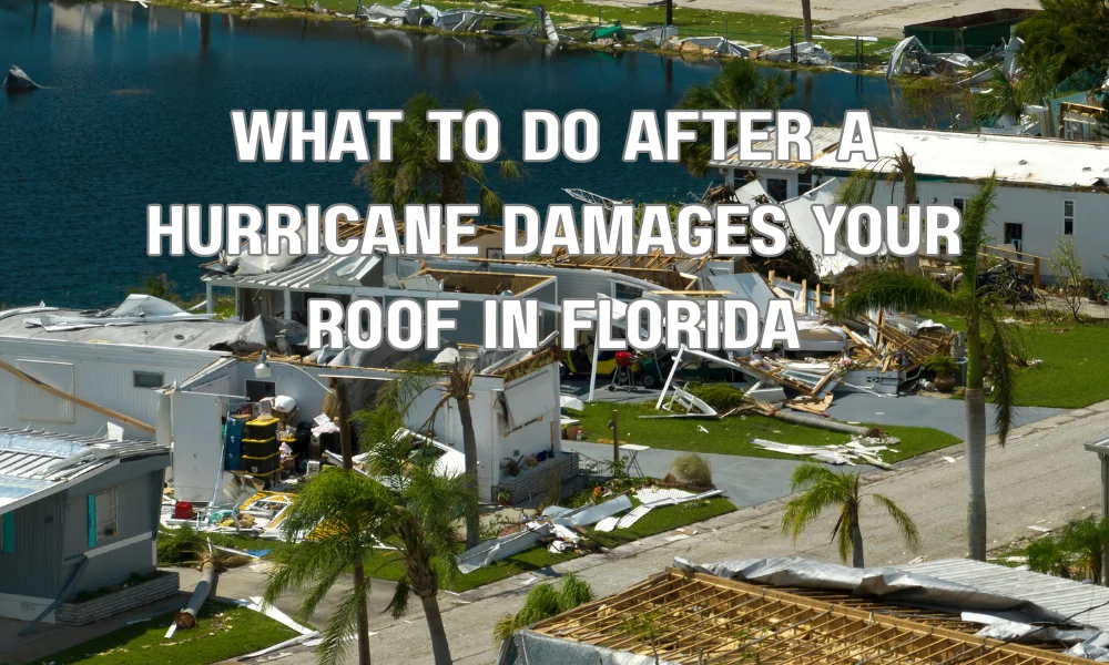 What to Do After a Hurricane Damages Your Roof in Florida