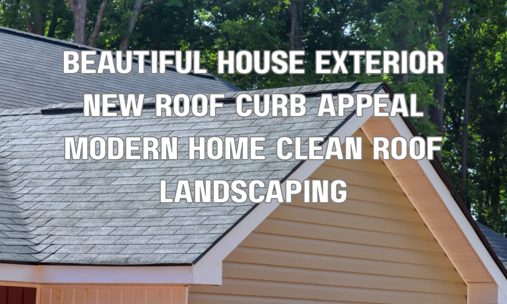 Beautiful home exterior with a clean new roof enhancing curb appeal and property value
