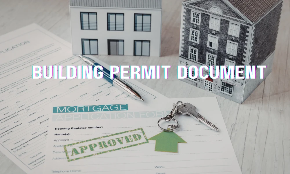 Homeowner verifying roofing contractor license and building permits with local county building department