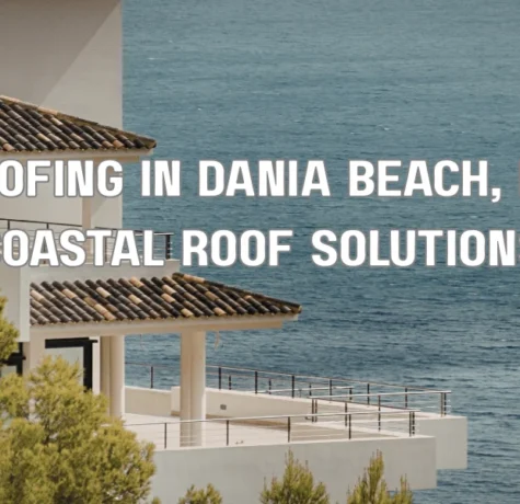 Coastal residential roof in Dania Beach Florida designed for hurricane and salt air protection