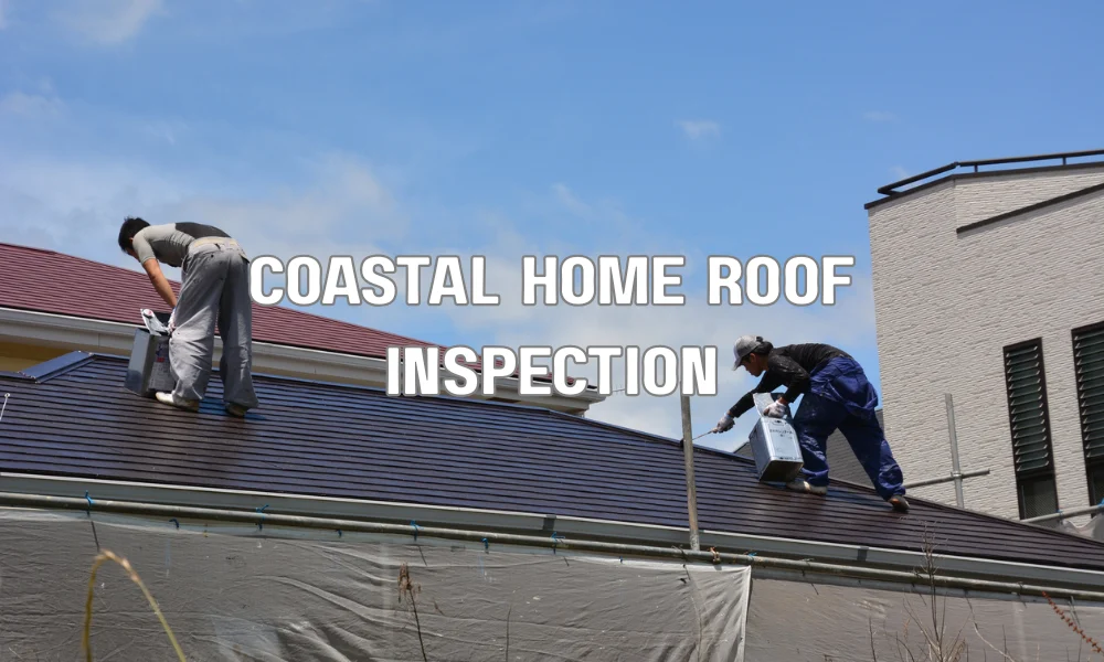 Roof inspection on a Fort Lauderdale beach home highlighting proper roof maintenance and insurance benefits
