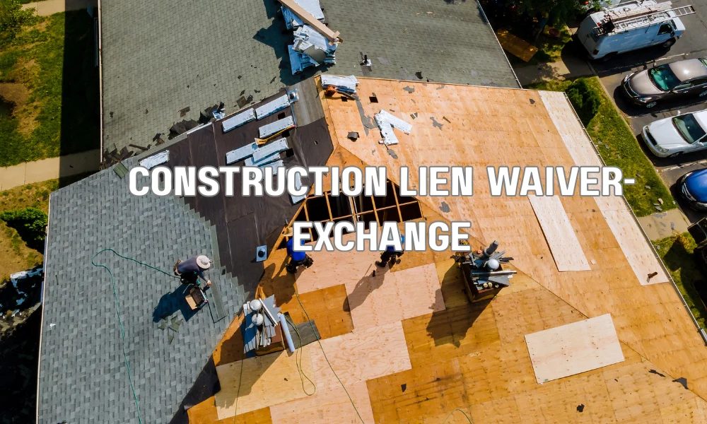 A flow diagram showing the exchange of payments and lien waivers between a property owner, a general contractor, and subcontractors to ensure a transparent financial trail.