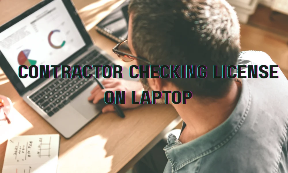 Homeowner checking a Florida roofing contractor license online before hiring