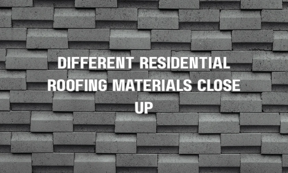 Different residential roofing materials including asphalt shingles, metal roofing, and tile designed for wind resistance and durability under Florida roofing codes