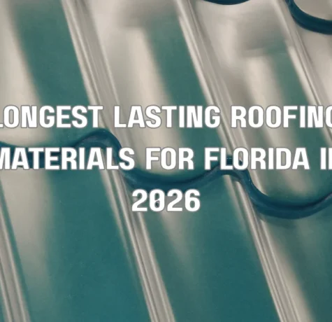 Durable metal roofing installed on a modern Florida home designed to withstand heat, humidity, and hurricanes