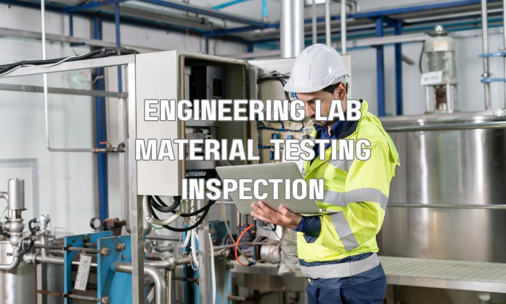 Engineers conducting certified laboratory testing and inspection for MDCOPA product approval and compliance