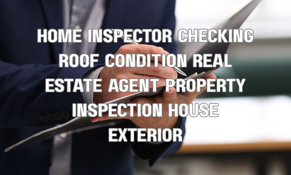 Home inspector assessing roof condition for real estate transaction in Florida