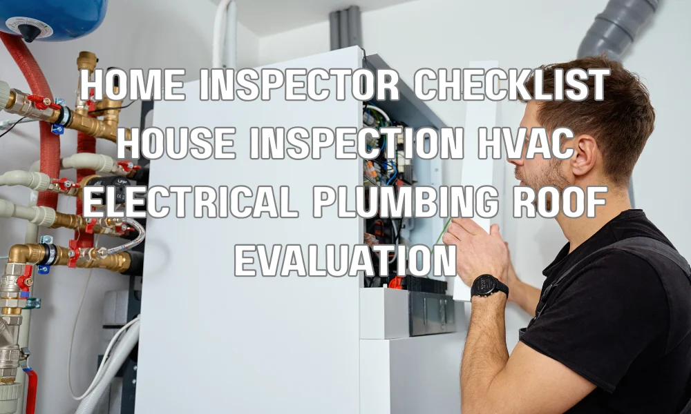 Home inspector evaluating roof, electrical, HVAC, and plumbing systems during a property inspection in Florida