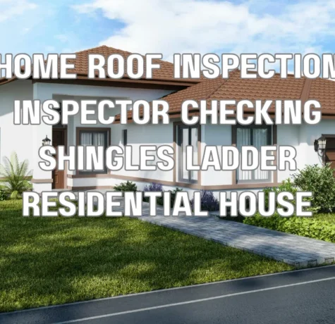 Home inspector checking roof shingles on a residential property in South Florida before purchase