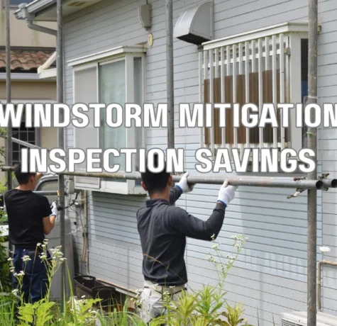 Home inspector checking roof for windstorm mitigation to help homeowner save on insurance