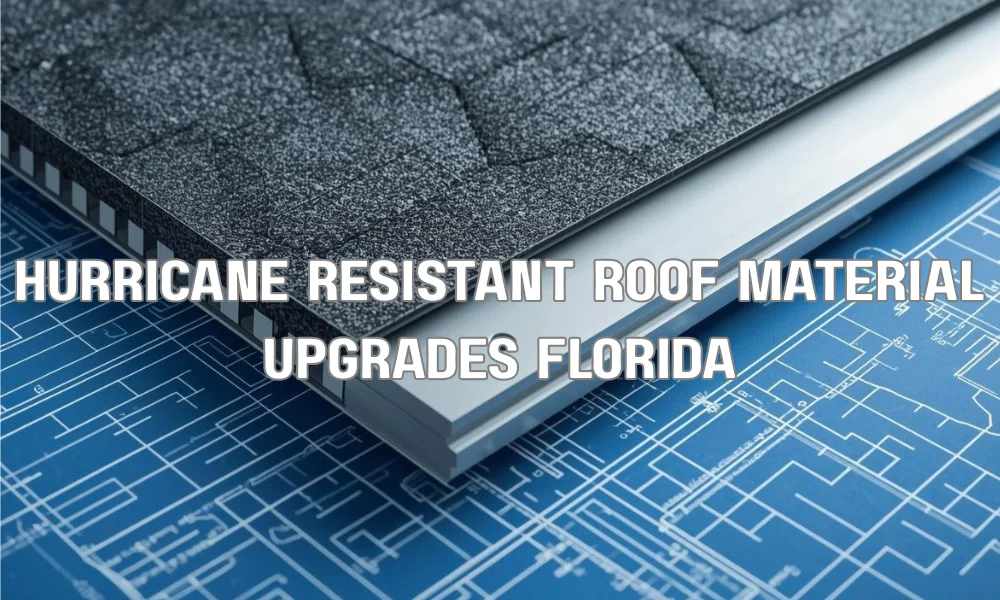 A technical cross-section view of a high-performance roofing system, showing reinforced fastening patterns, TPO membrane, and high-gauge metal coping.