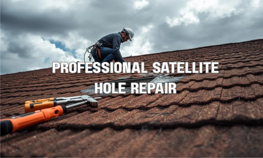 A comparison illustration showing a successful DIY patch on a low-pitch roof versus a complex professional repair on a steep-pitched roofing system.
