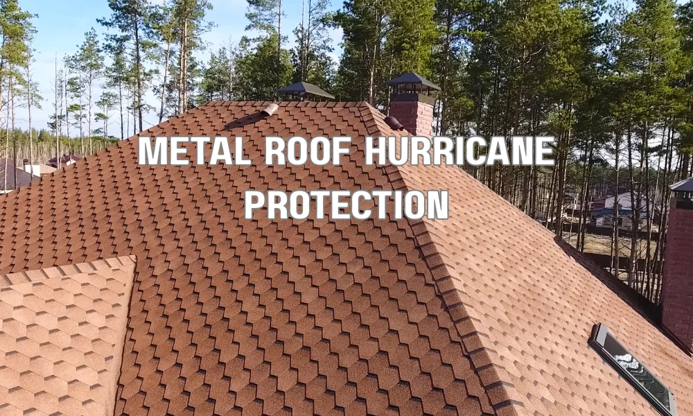 Metal roof designed for hurricane and wind resistance on a Florida home, highlighting durability and insurance wind mitigation benefits
