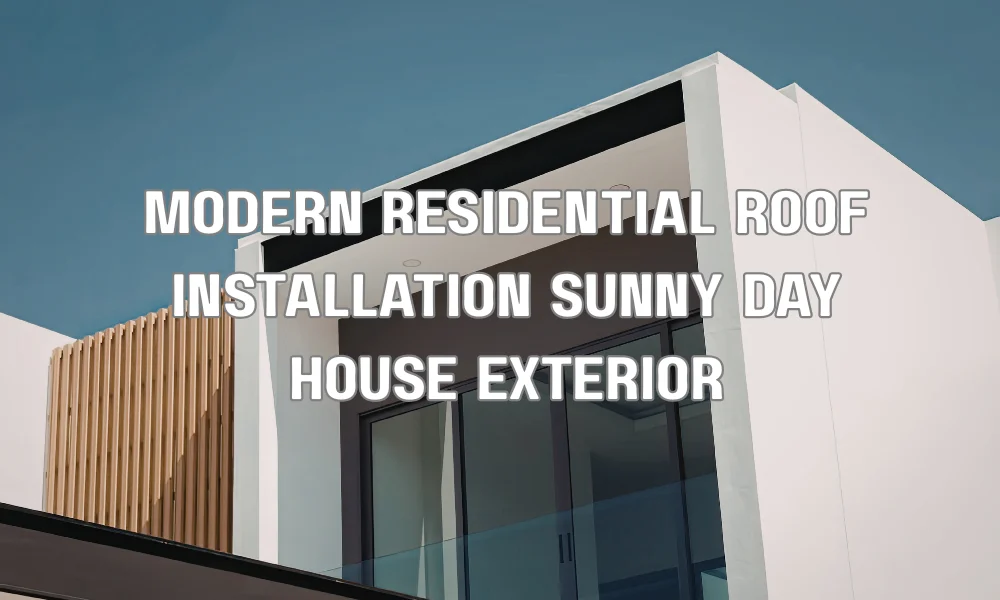 “New residential roof with modern energy-efficient shingles improving home durability and curb appeal”