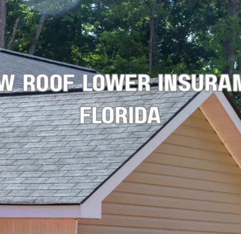 New asphalt shingle roof on a Florida home showing how a new roof can lower homeowners insurance