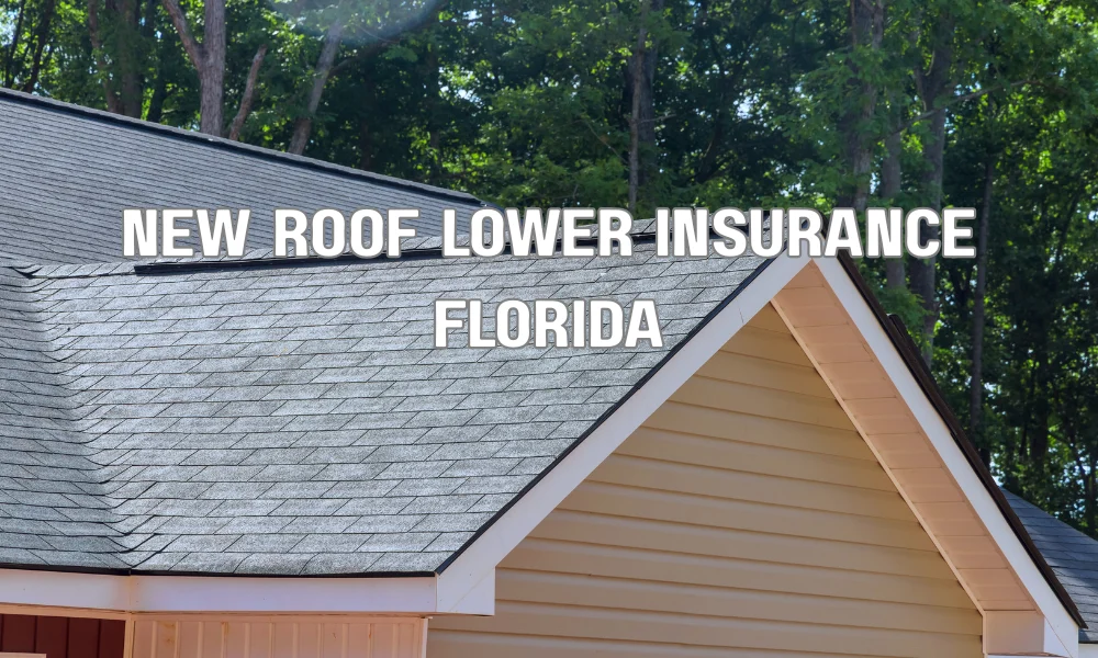 New asphalt shingle roof on a Florida home showing how a new roof can lower homeowners insurance