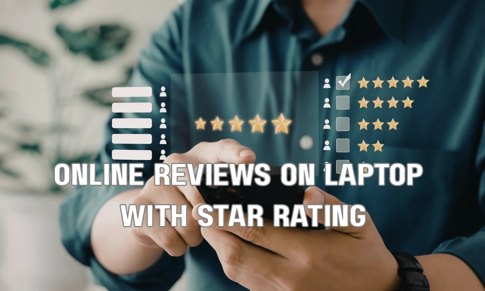Homeowner checking contractor reviews and BBB ratings online before hiring