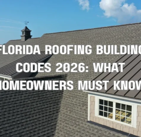 Roof inspector checking residential roof to ensure compliance with Florida roofing building codes 2026